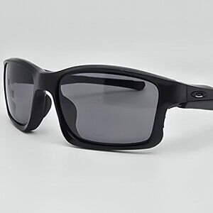 Oakley OO9247-15 Chainlink Covert Matte Black Frame Polarized Grey Sunglasses